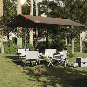 Wasserdichte Tarp Braun 366x306 cm