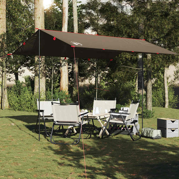 Wasserdichte Tarp Braun 366x306 cm
