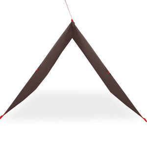 Wasserdichte Tarp Braun 366x306 cm