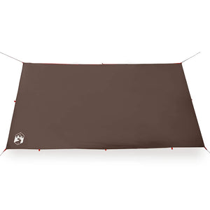 Wasserdichte Tarp Braun 366x306 cm