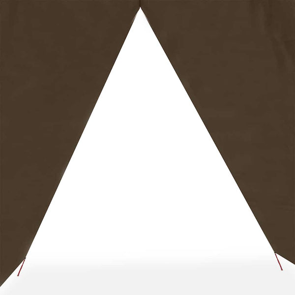 Wasserdichte Tarp Braun 366x306 cm