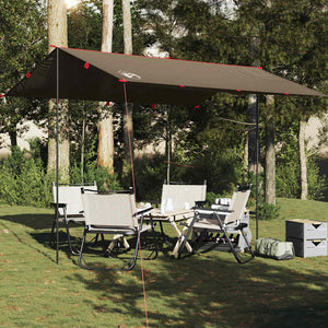 Wasserdichte Tarp Braun 366x306 cm