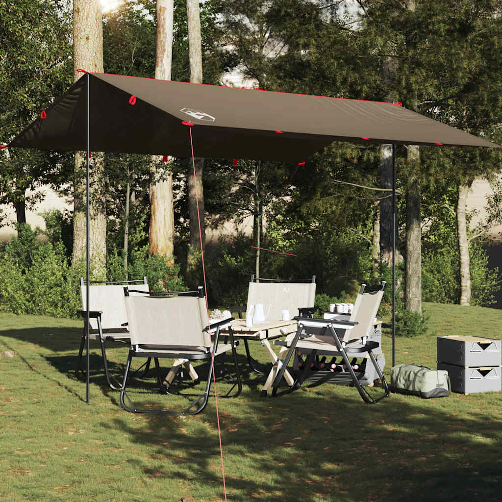 Wasserdichte Tarp Braun 366x306 cm