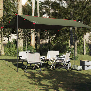 Wasserdichte Tarp Olivgrün 406x306 cm
