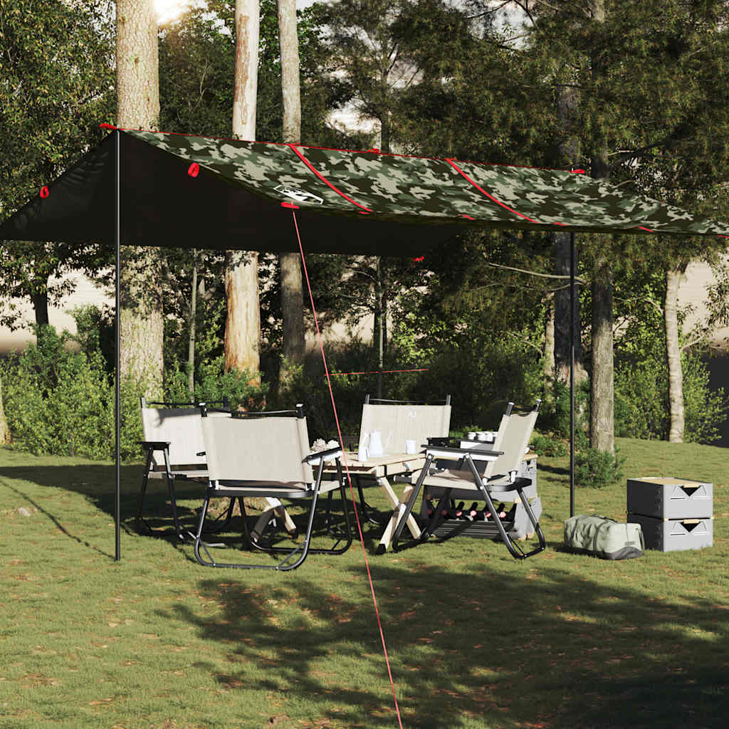 Wasserdichte Tarp Tarnmuster 451x420 cm