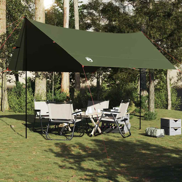 Wasserdichtes Olivgrünes Tarp 438x376 cm