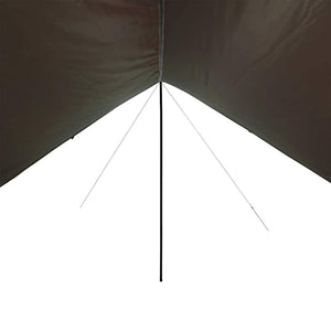 Wasserdichtes Tarp Braun 438x376x212 cm