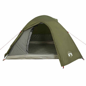 Kuppel-Campingzelt für 3 Personen, Olivgrün