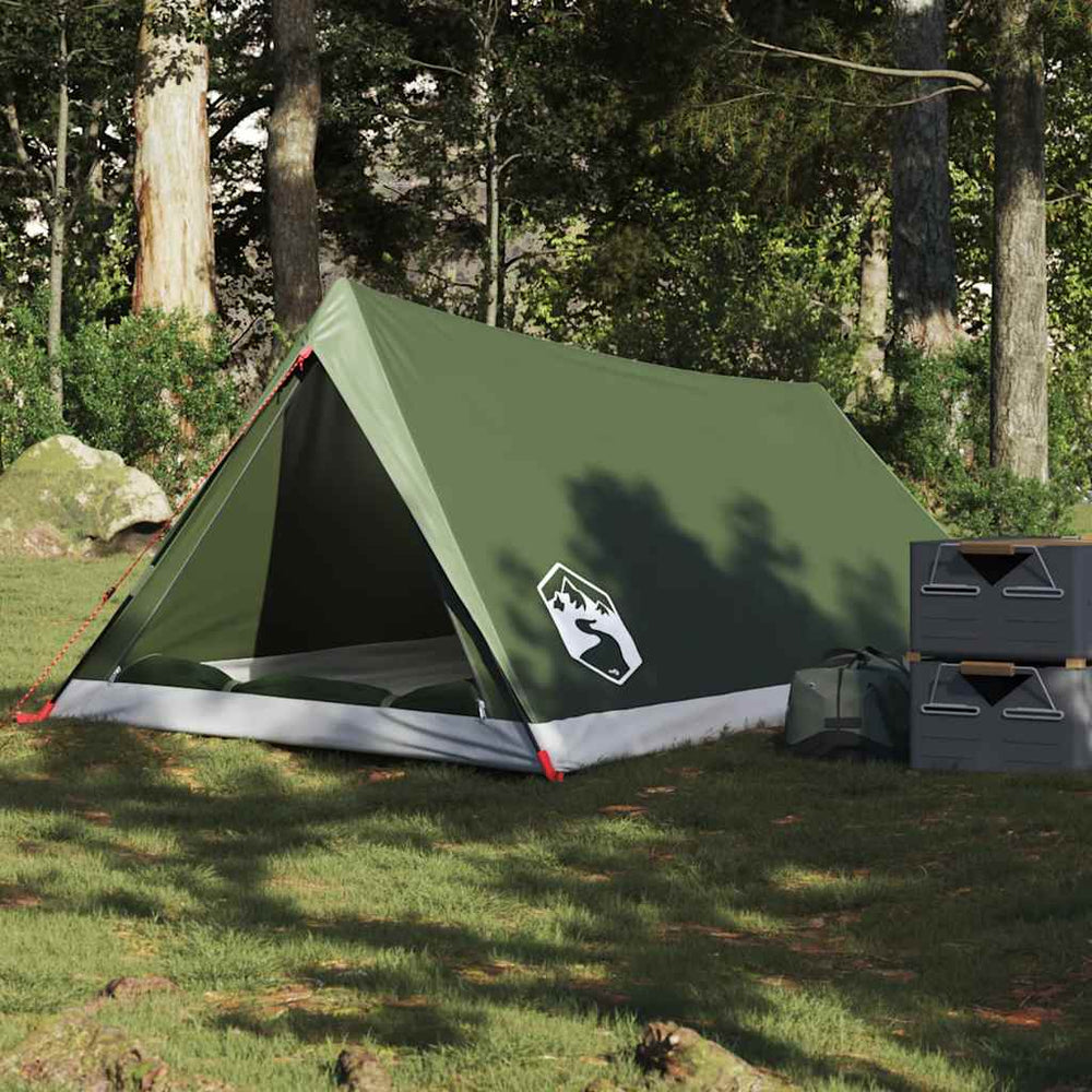 Campingzelt 2 Personen - Olivgrün, Wasserdicht