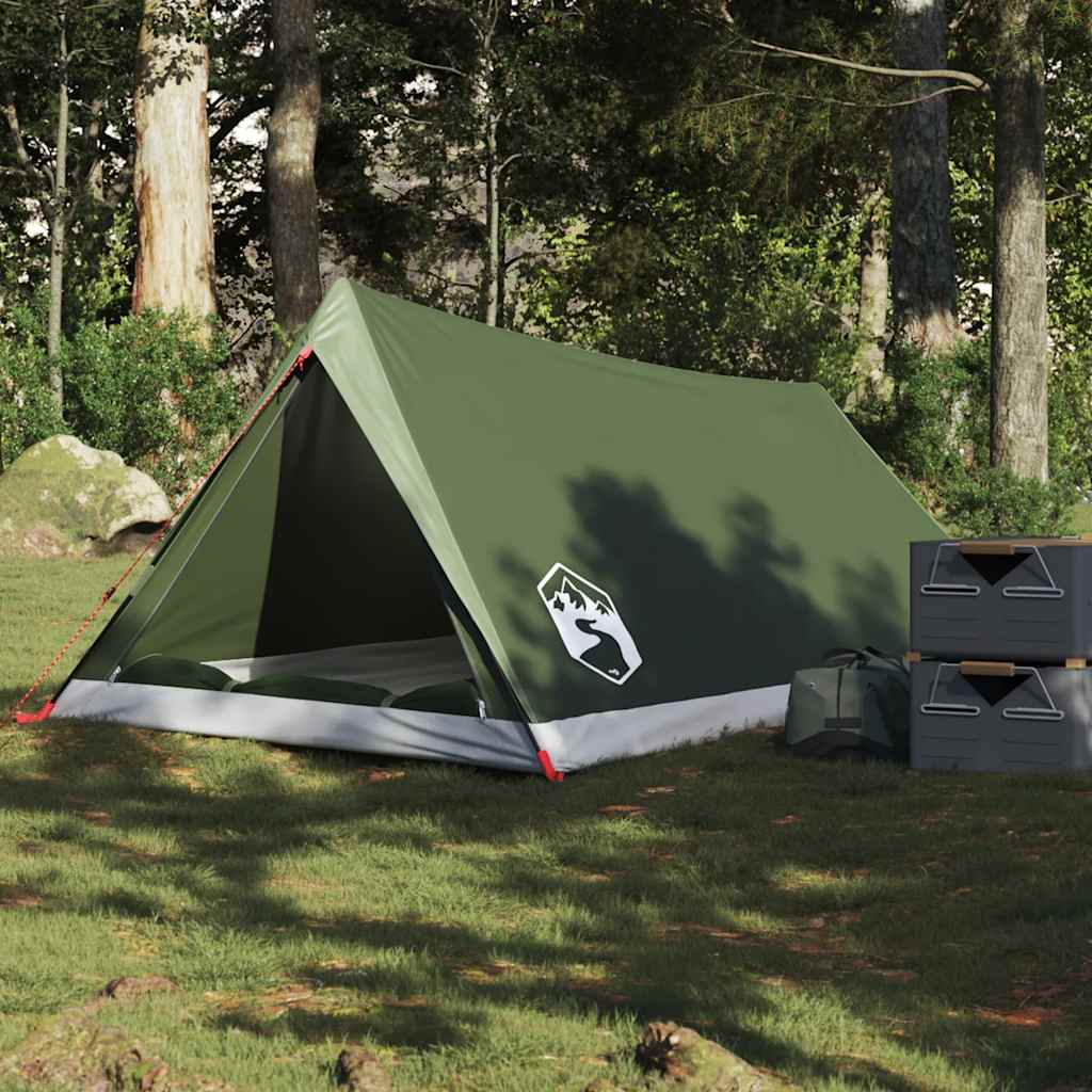 Campingzelt 2 Personen - Olivgrün, Wasserdicht