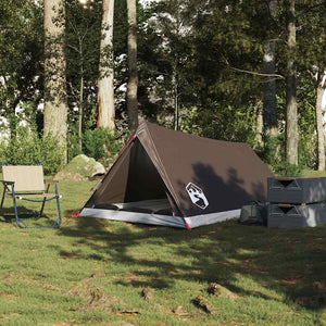 Campingzelt 2 Personen Wasserdicht Braun