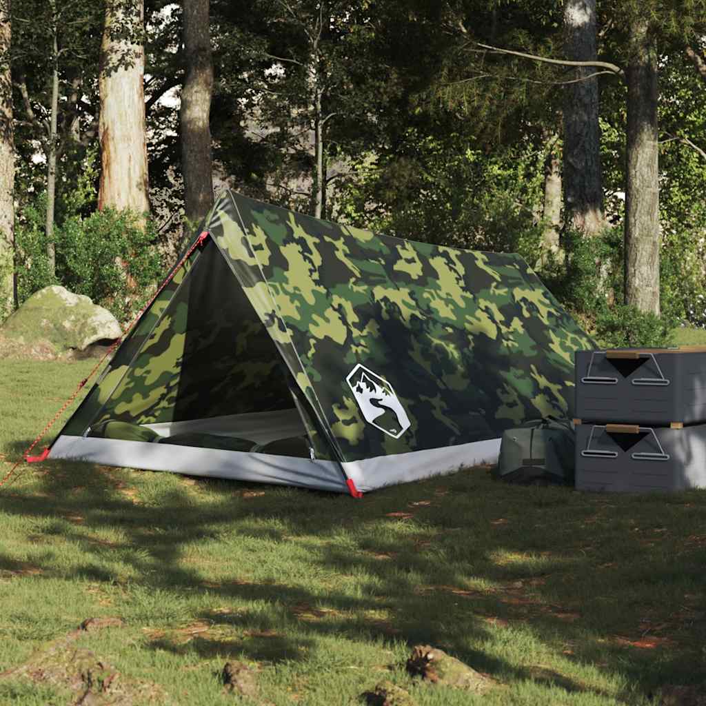 Campingzelt 2 Personen Wasserdicht Tarnmuster