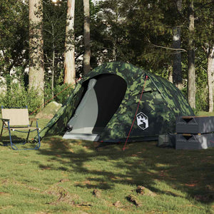 Tunnelzelt Camouflage Wasserdicht 3 Personen