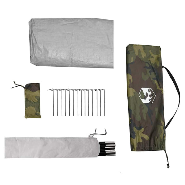Tunnelzelt Camouflage Wasserdicht 3 Personen