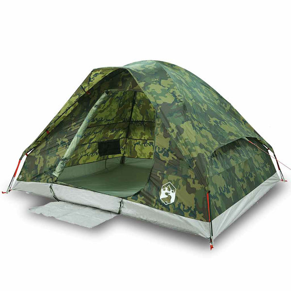 Kuppel-Campingzelt, 2 Personen, Tarnmuster