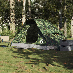 Kuppel-Campingzelt, 2 Personen, Tarnmuster