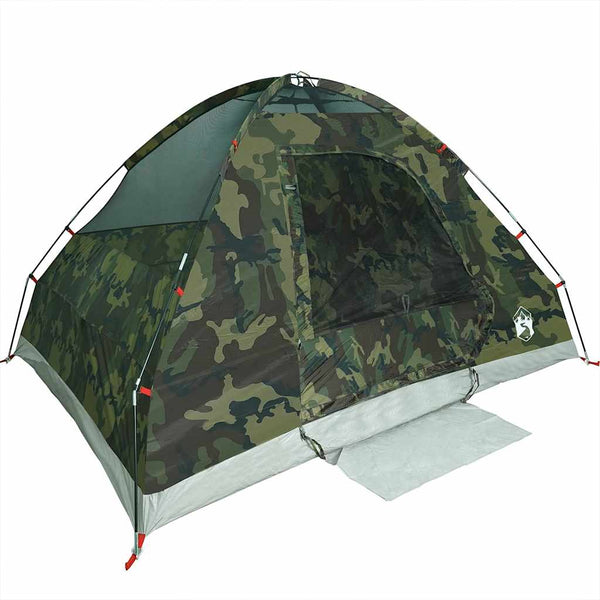 Kuppel-Campingzelt, 2 Personen, Tarnmuster