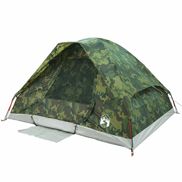 Kuppel-Campingzelt, 2 Personen, Tarnmuster
