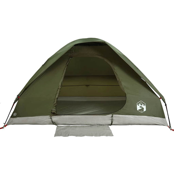 Kuppel-Campingzelt für 4 Personen, Olivgrün