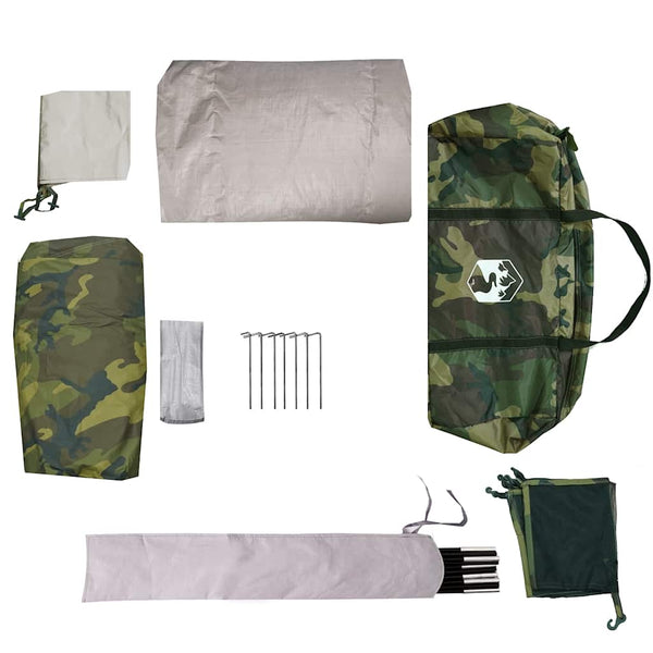 Kuppelzelt 4 Personen Camouflage Wasserdicht