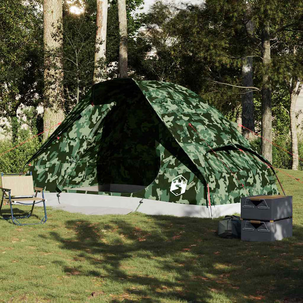 6-Personen Kuppelzelt, wasserdicht, Tarnmuster