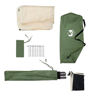 Camping Windschutz Grün Wasserdicht 510cm