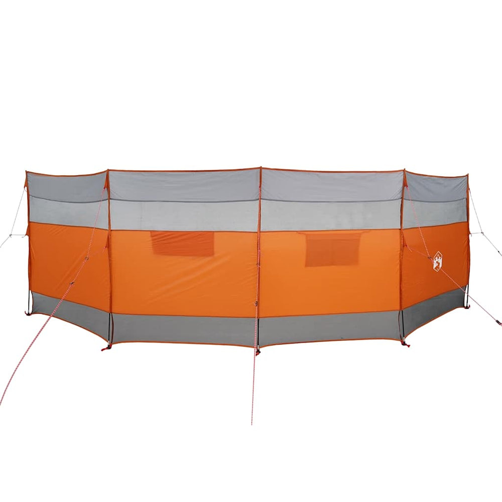 Camping Windschutz Grau/Orange Wasserdicht 510cm