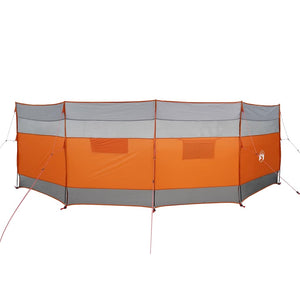Camping Windschutz Grau/Orange Wasserdicht 510cm