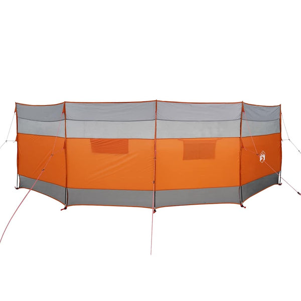Camping Windschutz Grau/Orange Wasserdicht 510cm