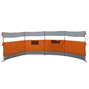 Camping Windschutz Grau/Orange Wasserdicht 510cm
