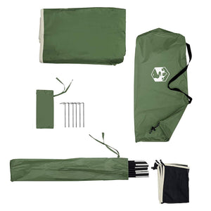 Camping Windschutz Grün Wasserdicht 344 cm