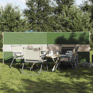 Camping Windschutz Grün Wasserdicht 344 cm