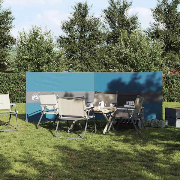 Blauer Camping Windschutz Wasserdicht 344 cm