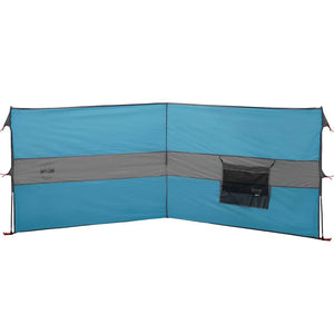Blauer Camping Windschutz Wasserdicht 344 cm
