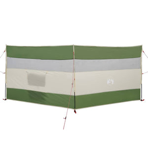 Grüner Camping Windschutz 340x130cm Wasserdicht