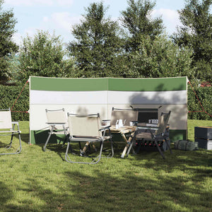 Grüner Camping Windschutz 340x130cm Wasserdicht