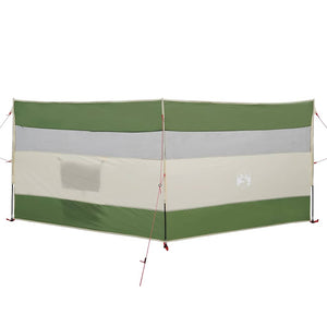 Grüner Camping Windschutz 340x130cm Wasserdicht