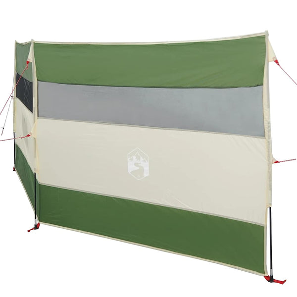 Grüner Camping Windschutz 340x130cm Wasserdicht
