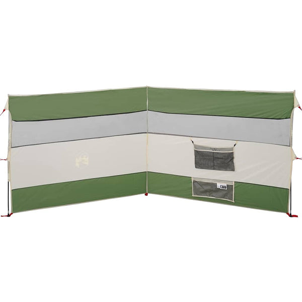 Grüner Camping Windschutz 340x130cm Wasserdicht
