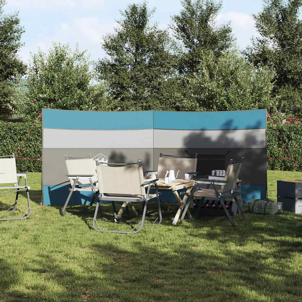 Camping Windschutz Blau Wasserdicht 340 cm