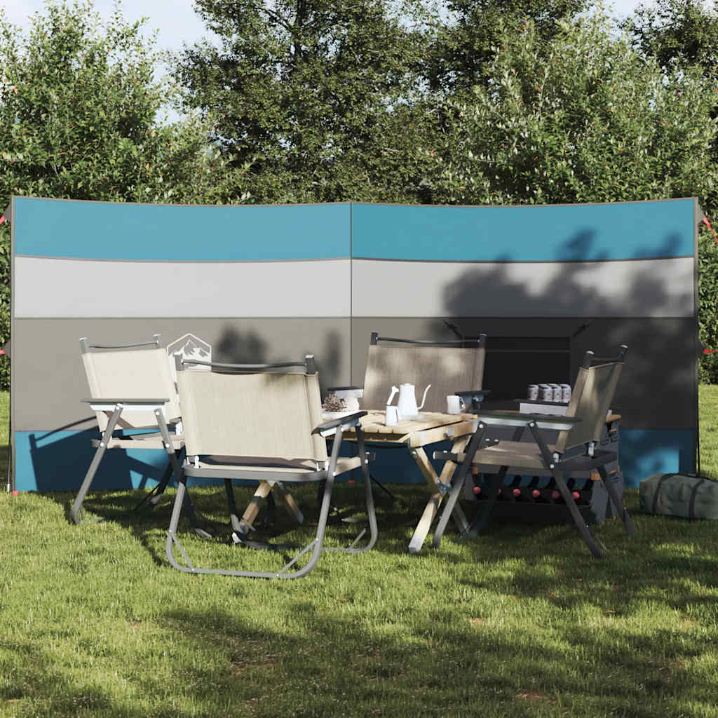Camping Windschutz Blau Wasserdicht 340 cm