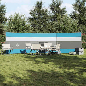 Blauer Camping Windschutz 508x130cm