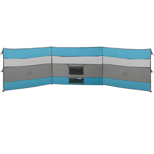Blauer Camping Windschutz 508x130cm
