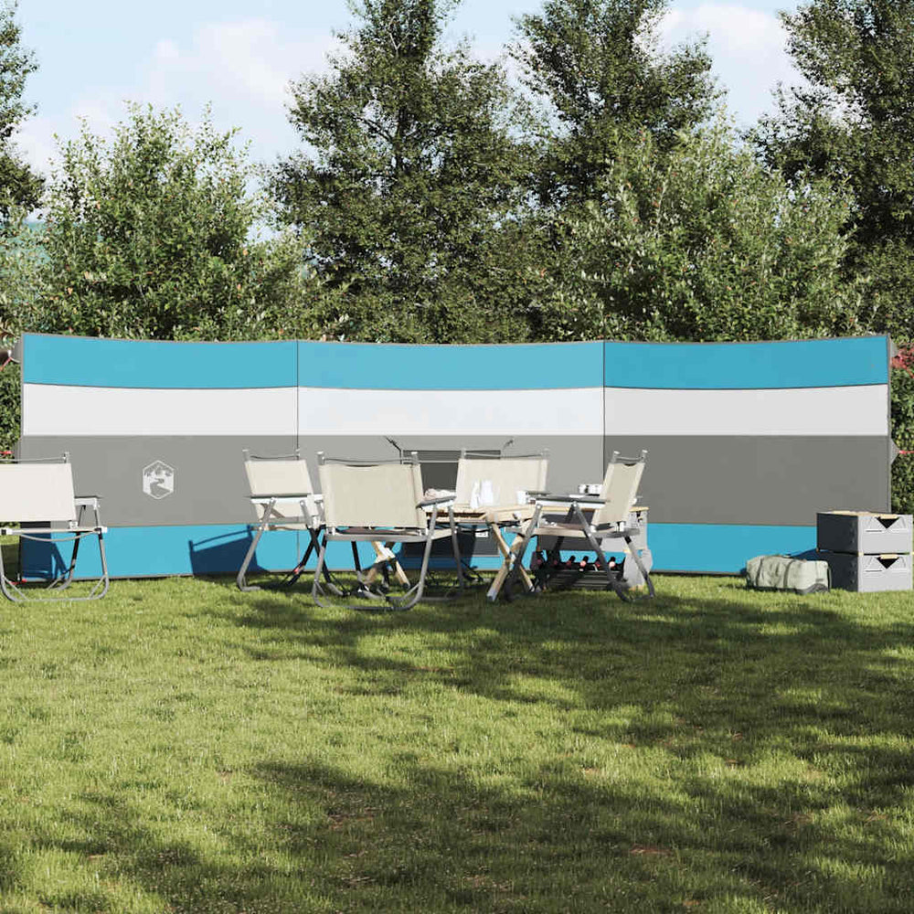 Blauer Camping Windschutz 508x130cm