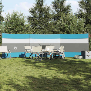 Blauer Camping Windschutz 508x130cm