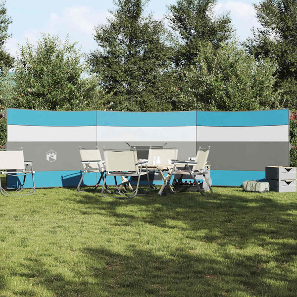 Blauer Camping Windschutz 508x130cm