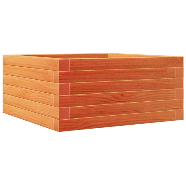 Pflanzkübel Holz 50x50 cm Wachsbraun