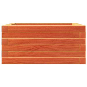 Pflanzkübel Holz 50x50 cm Wachsbraun