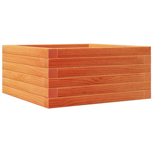 Pflanzkübel Holz 50x50 cm Wachsbraun
