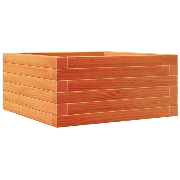 Pflanzkübel Holz 50x50 cm Wachsbraun